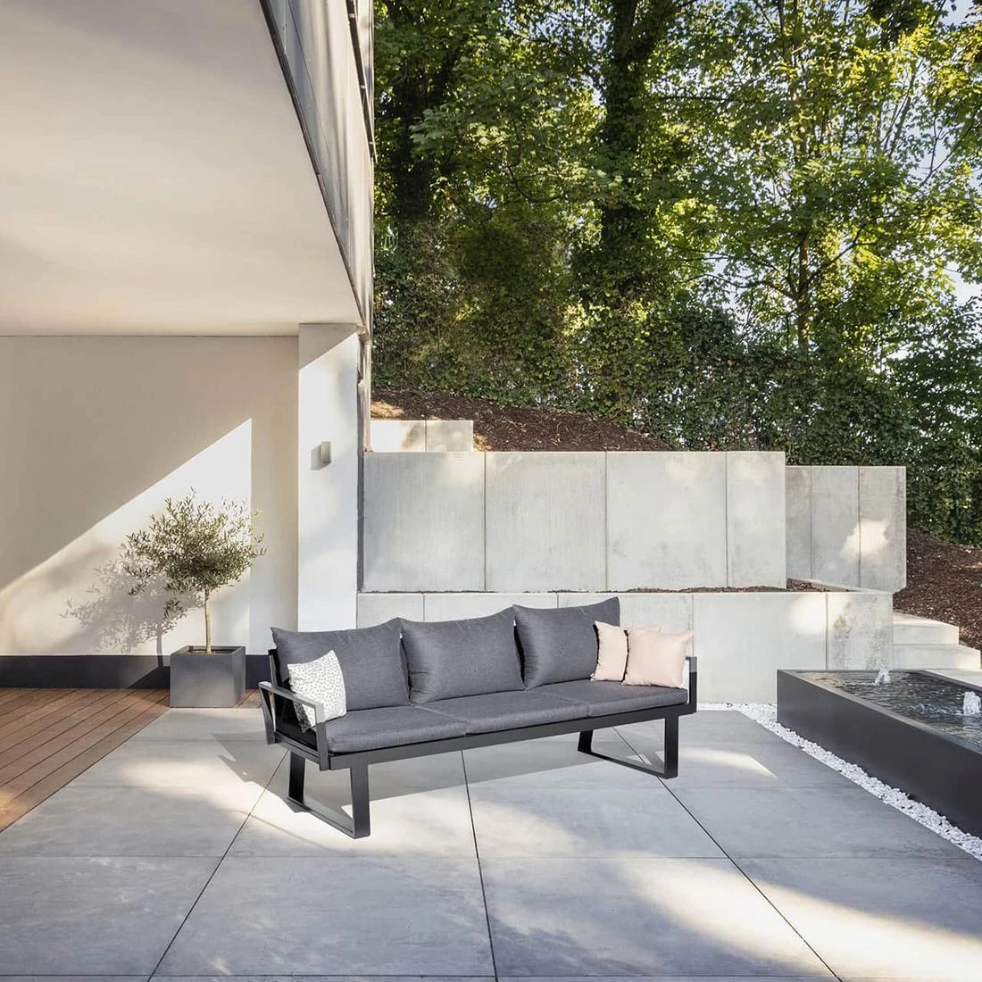 Kettler Rasmus Modular Gartensofa Aluminium/Polyester Anthrazit/Graphit 9 Kettler Rasmus Modular Gartensofa Aluminium/Polyester Anthrazit/Graphit – Bild 9