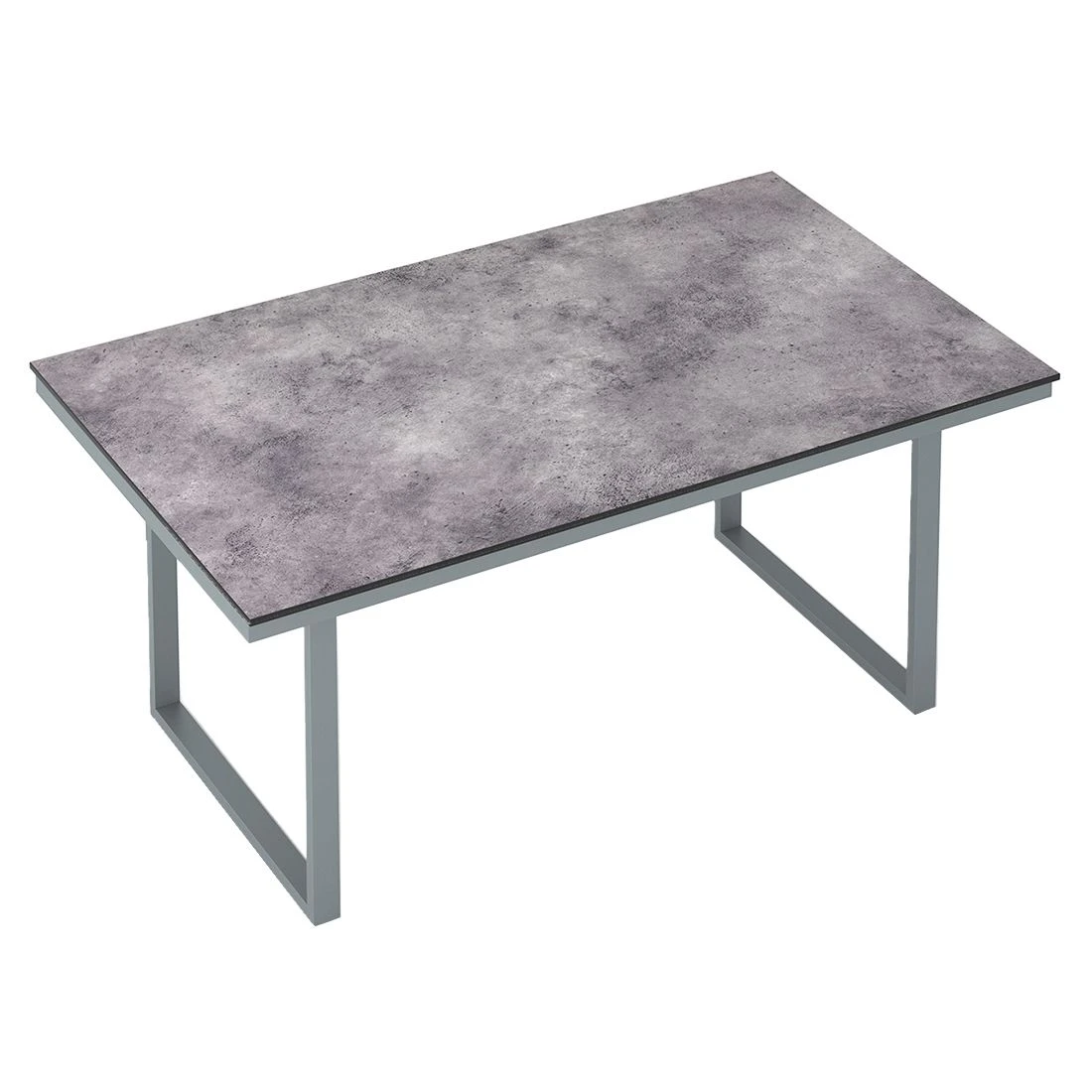 Kettler Skate Gartentisch 160x95cm Aluminium/HPL Silber/Anthrazit 2 Kettler Skate Gartentisch 160x95cm Aluminium/HPL Silber/Anthrazit – Bild 2