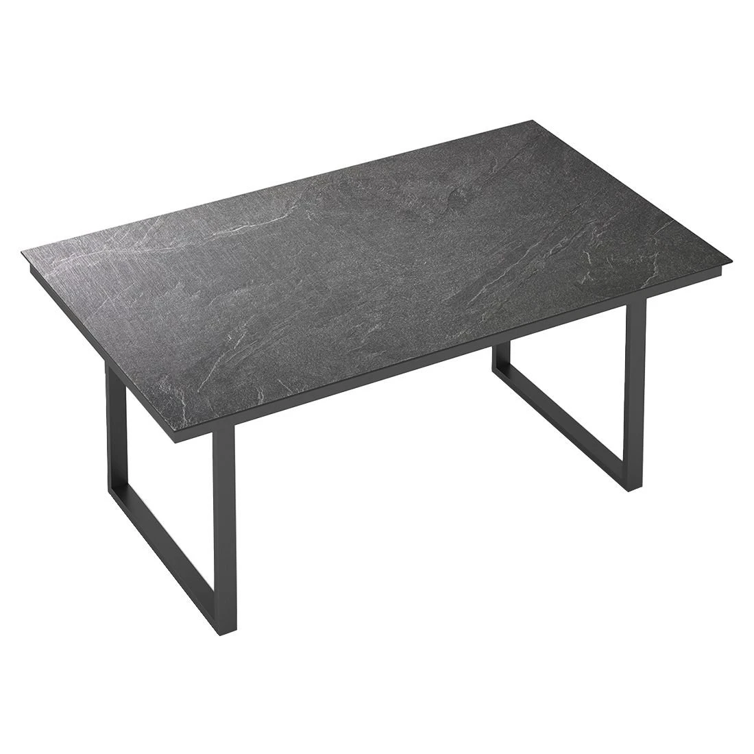 Kettler Skate Gartentisch 160x95cm Aluminium/HPL Anthrazit/Jura Anthrazit 2 Kettler Skate Gartentisch 160x95cm Aluminium/HPL Anthrazit/Jura Anthrazit – Bild 2