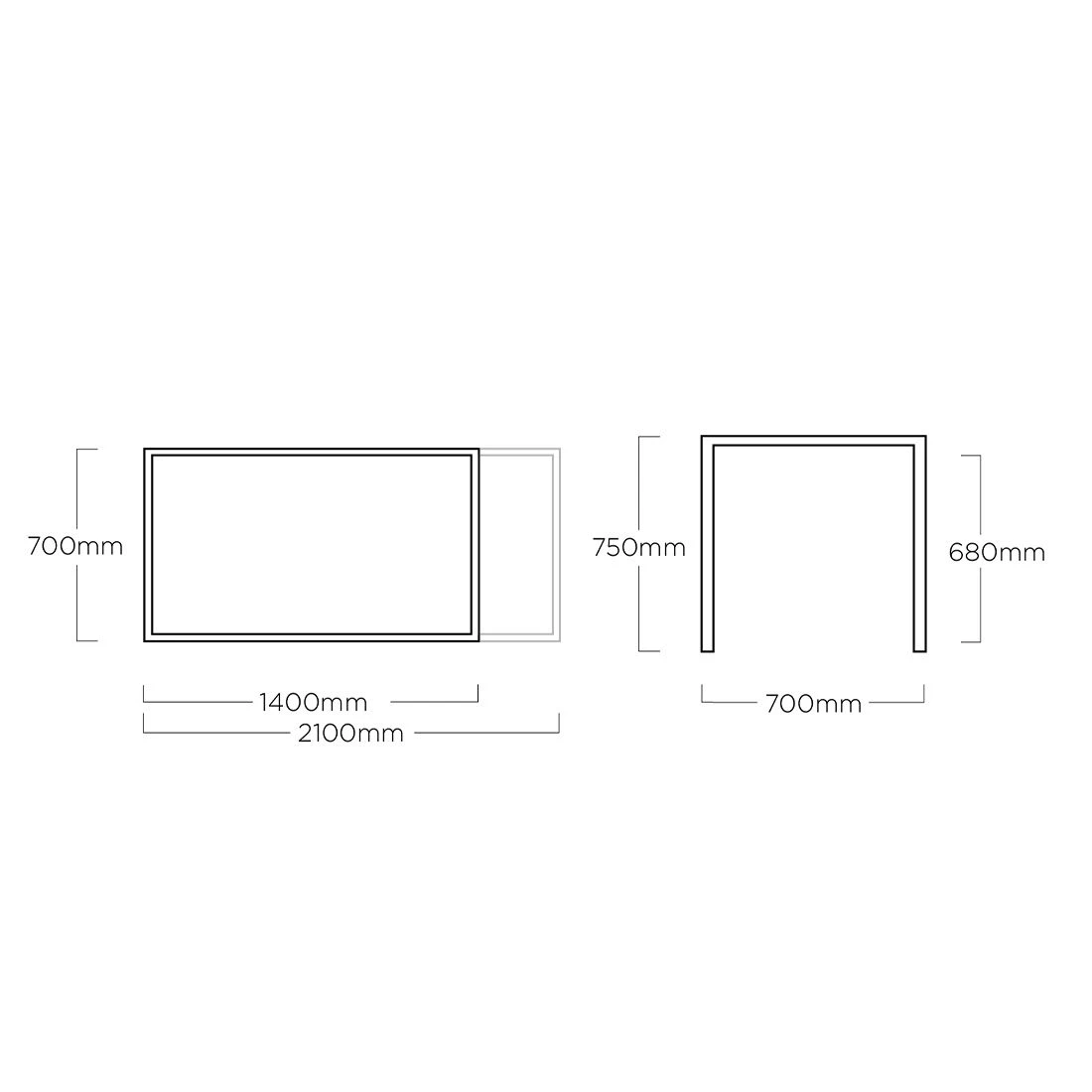 Kettler Tampa Gartenmöbel-Set 5-tlg. Tisch 138/210x68cm Anthrazit 10 Kettler Tampa Gartenmöbel-Set 5-tlg. Tisch 138/210x68cm Anthrazit – Bild 10