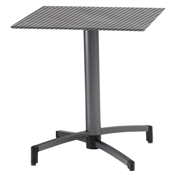 Kettler Tube Gartentisch-Gestell 70x70cm Aluminium Anthrazit