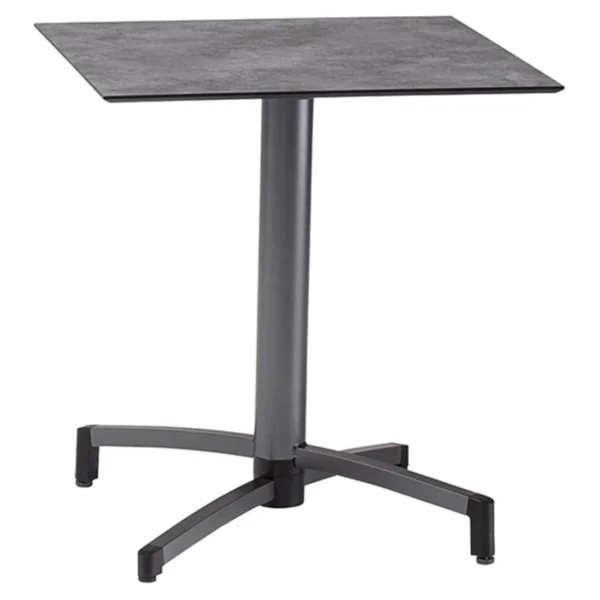 Kettler Tube Klapptisch 80x80cm Aluminium/HPL Anthrazit