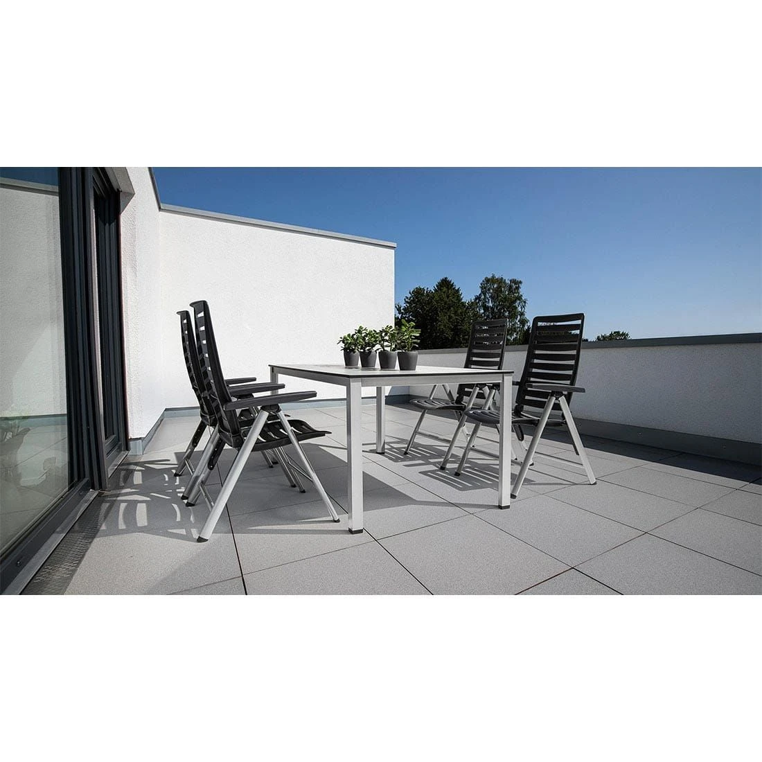 Kettler Wave Klappsessel Aluminium/Kunststoff Silber/Anthrazit 4 Kettler Wave Klappsessel Aluminium/Kunststoff Silber/Anthrazit – Bild 4